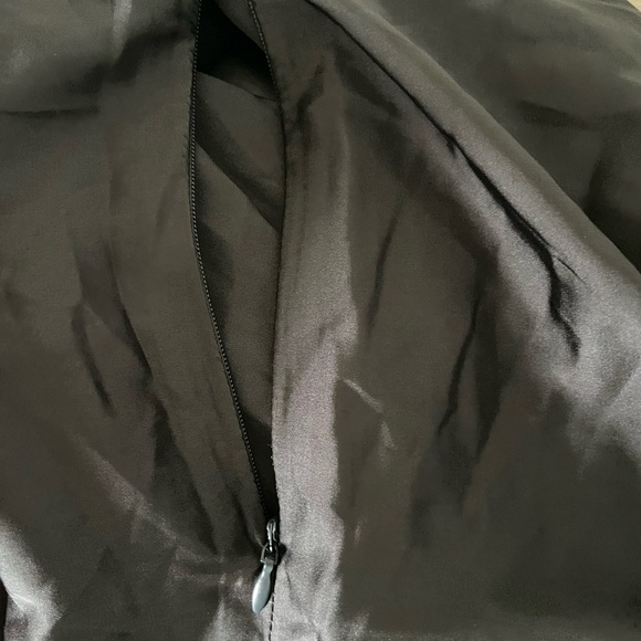 Lioness Turlington Satin Asymmetrical Black Skirt - Picture 5 of 6